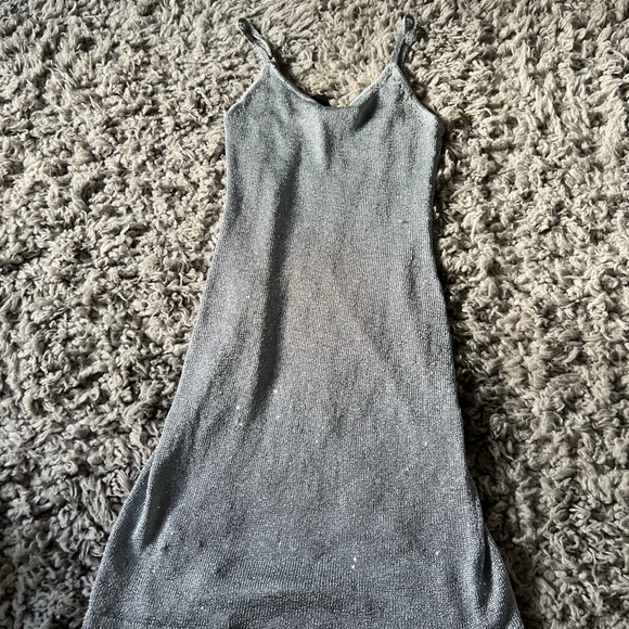Elegant Silver Dress *Never Worn/ Tag on - Picture 1 of 4